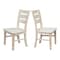 International Concepts Set of 2 Tuscany Chairs, Unfinished C-29P - alternate 5